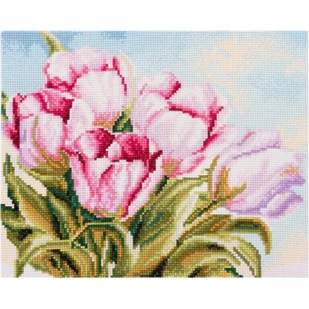 Stickset Tulpen