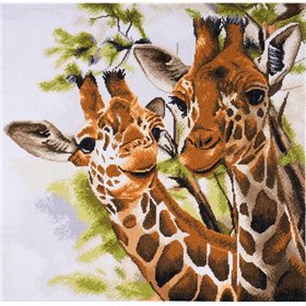 Borduurpakket Giraffen