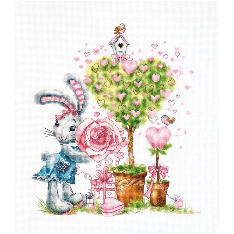 Embroidery kit Be My Valentine 2