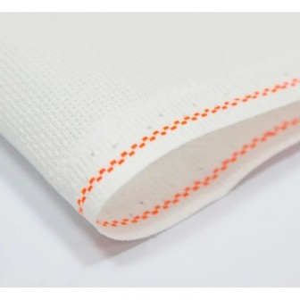 Needlework fabric Aida 16 50 x 50 cm - white