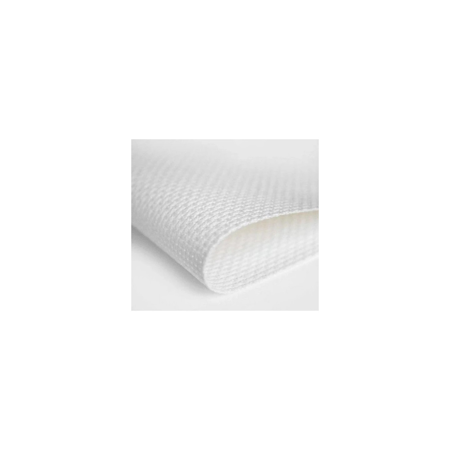 Needlework fabric Aida 16 100 x 100 cm - white