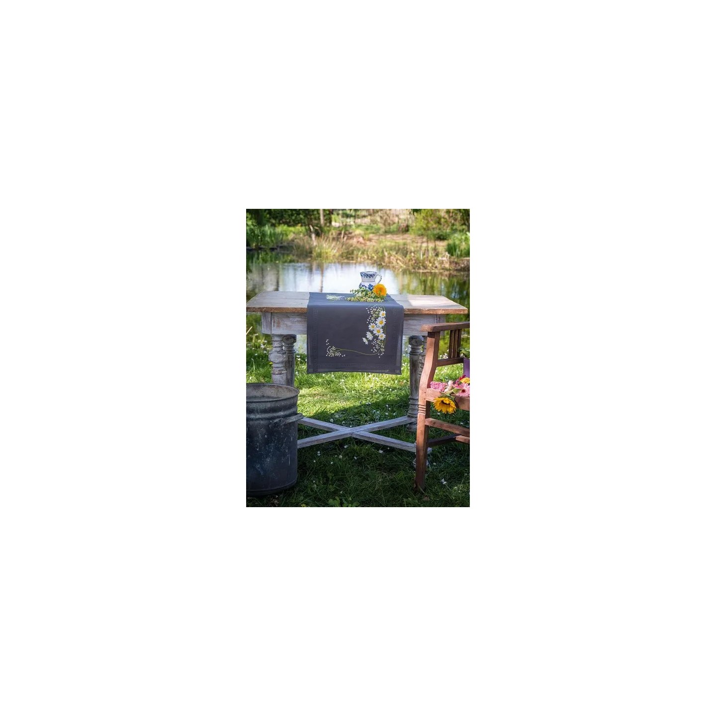 Kit chemin de table Marguerites