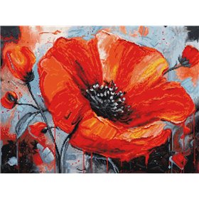 Kit de broderie La passion des coquelicots Kit de broderie La passion des coquelicots