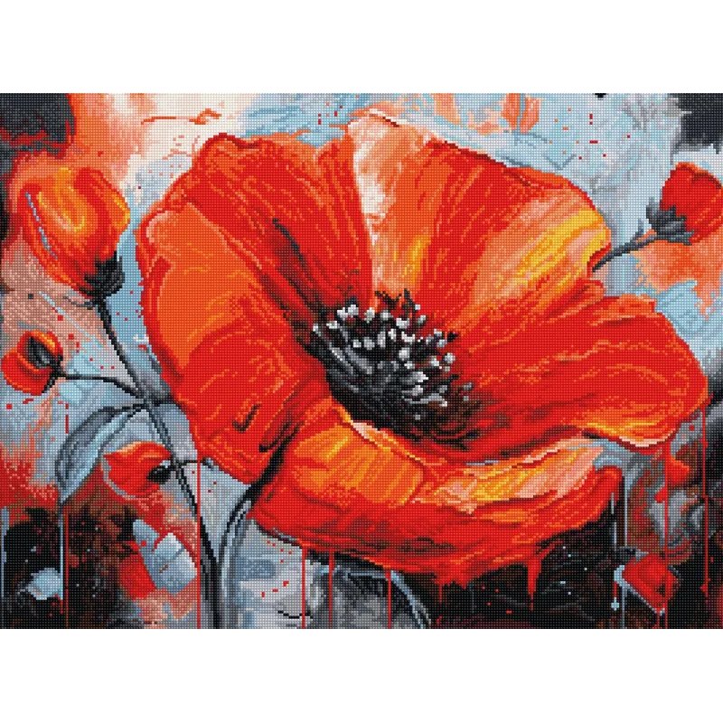 Stickset Die Leidenschaft der Mohnblumen Stickset Die Leidenschaft der Mohnblumen