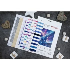 Embroidery kit The Northern Lights Embroidery kit The Northern Lights