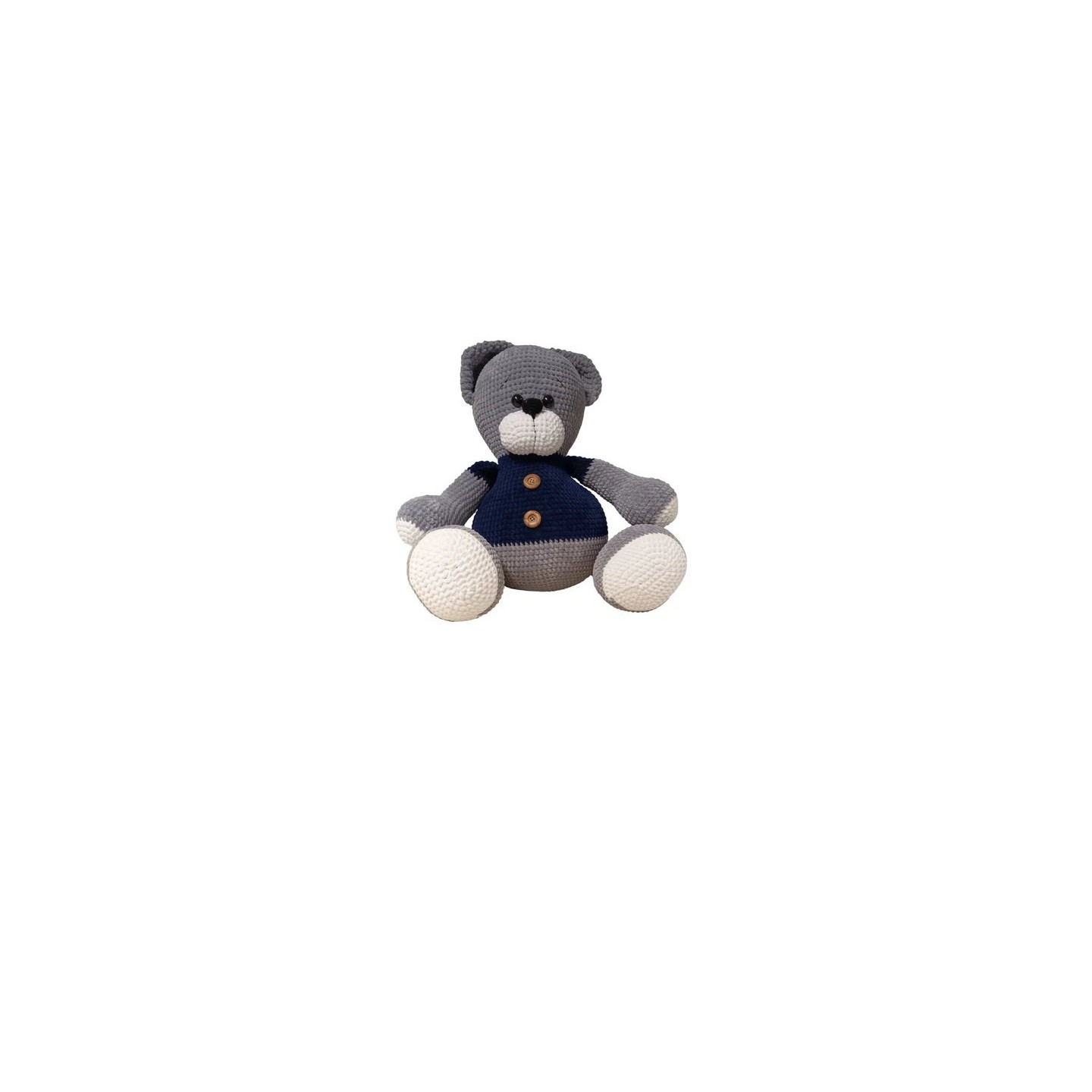 ours Bert couleur gris