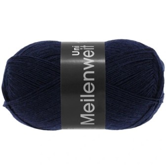 Meilenweit Uni 100 Nachtblau 1141
