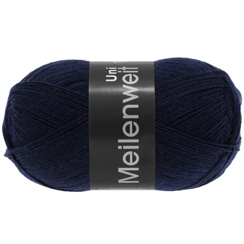Meilenweit Uni 100 Nachtblau 1141