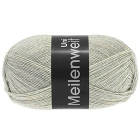 Meilenweit Uni 100 light grey 1358