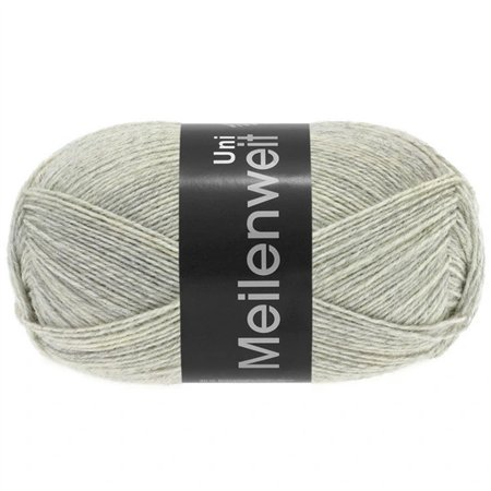 Meilenweit Uni 100 Hellgrau 1358