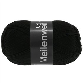 Meilenweit Uni 100 noir 1106