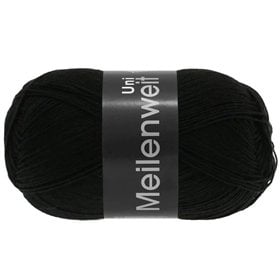 Meilenweit Uni 100 Schwarz 1106