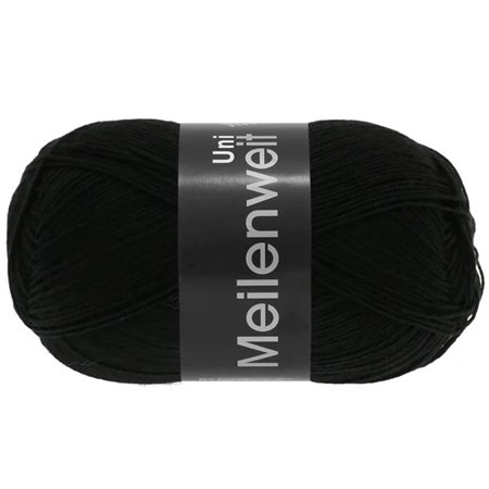 Meilenweit Uni 100 Schwarz 1106