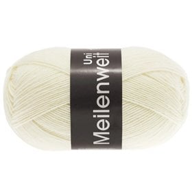 Meilenweit Uni 100 blanc Cassé 1113
