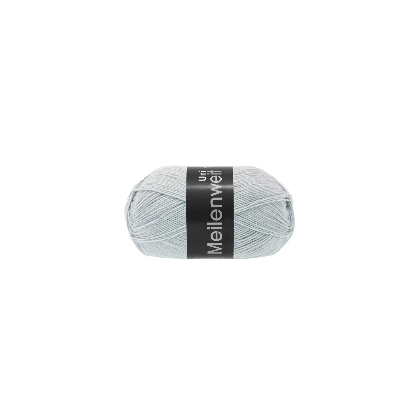 Meilenweit Uni 100 gris argent 1383