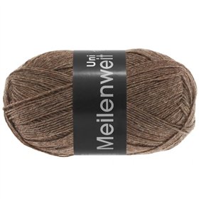 Meilenweit Uni 100 Braun 1334