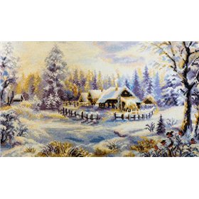Embroidery kit Winter evening