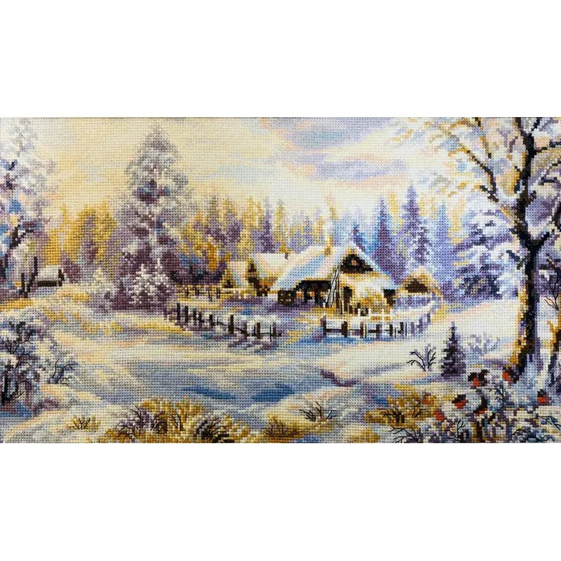 Stickset Winterabend