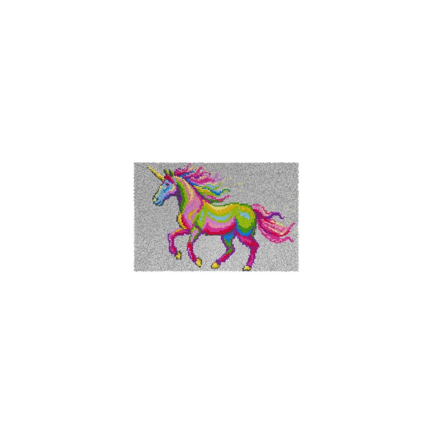 Latch hook rug kit Unicorn 4249