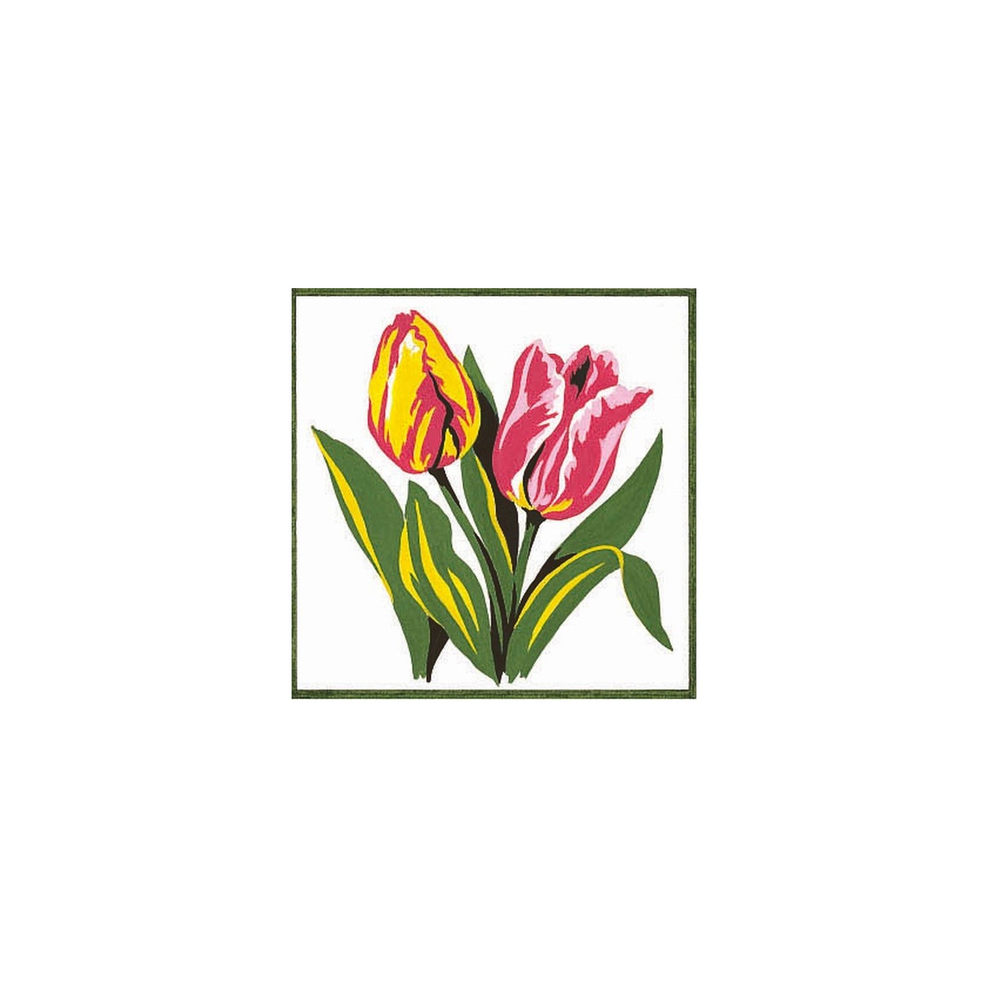 Embroidery kit Tulips