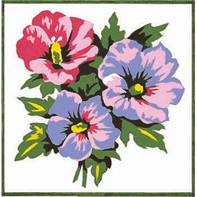 Embroidery kit Flowers 2