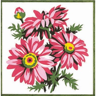 Kit canevas Fleurs 3