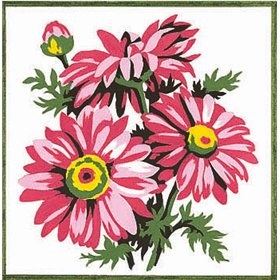 Borduurpakket Bloemen 3