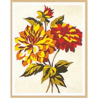 Kit canevas Fleurs 7