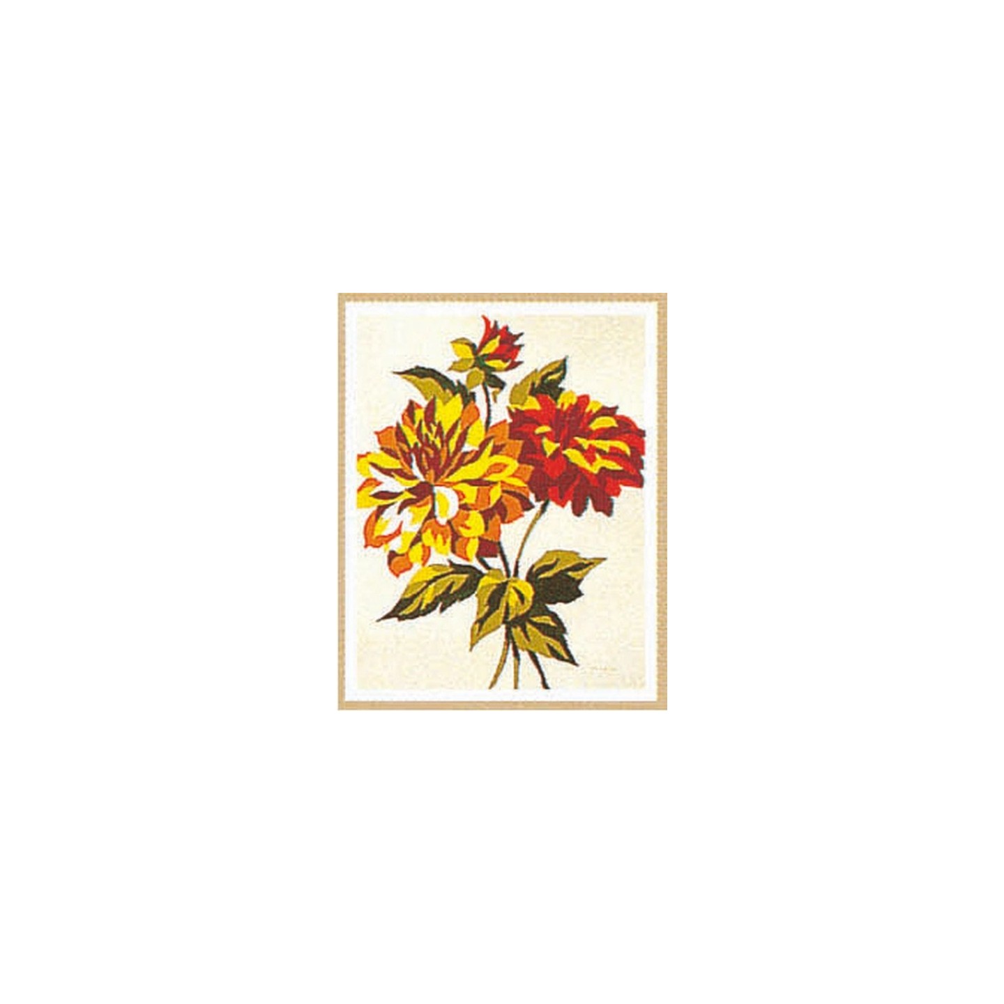 Embroidery kit Flowers 7