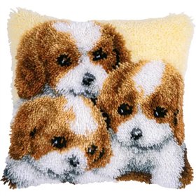 Latch hook cushion kit 3 Dogs 145646 Latch hook cushion kit 3 Dogs 145646