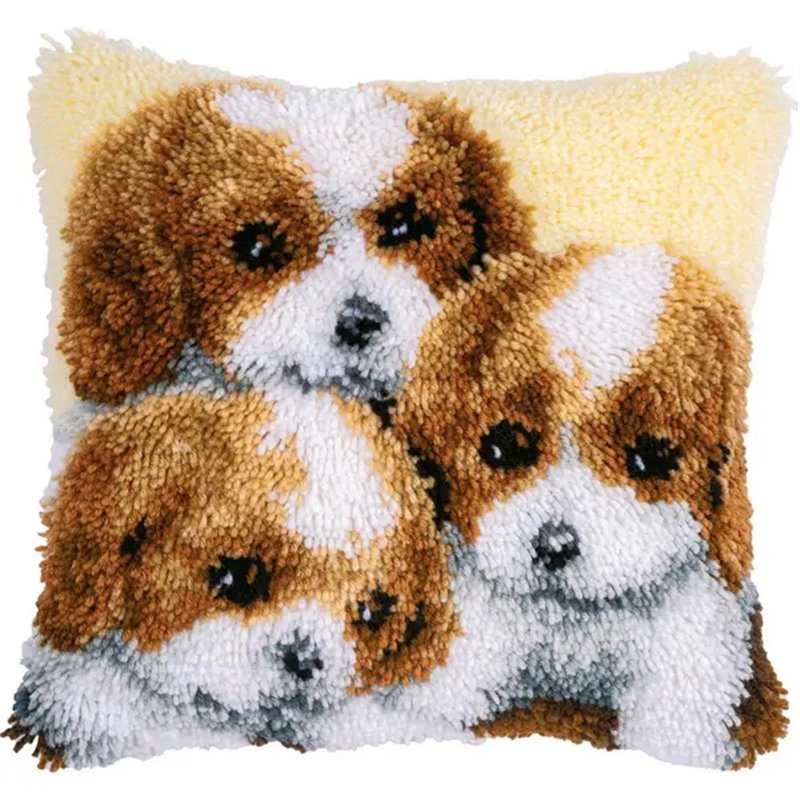 Knoopkussen kit 3 honden 145646 Knoopkussen kit 3 honden 145646