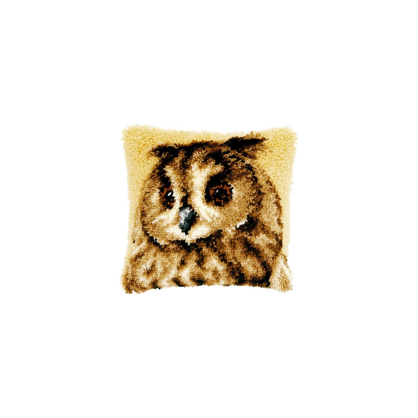 Latch hook cushion kit brown owl 21650