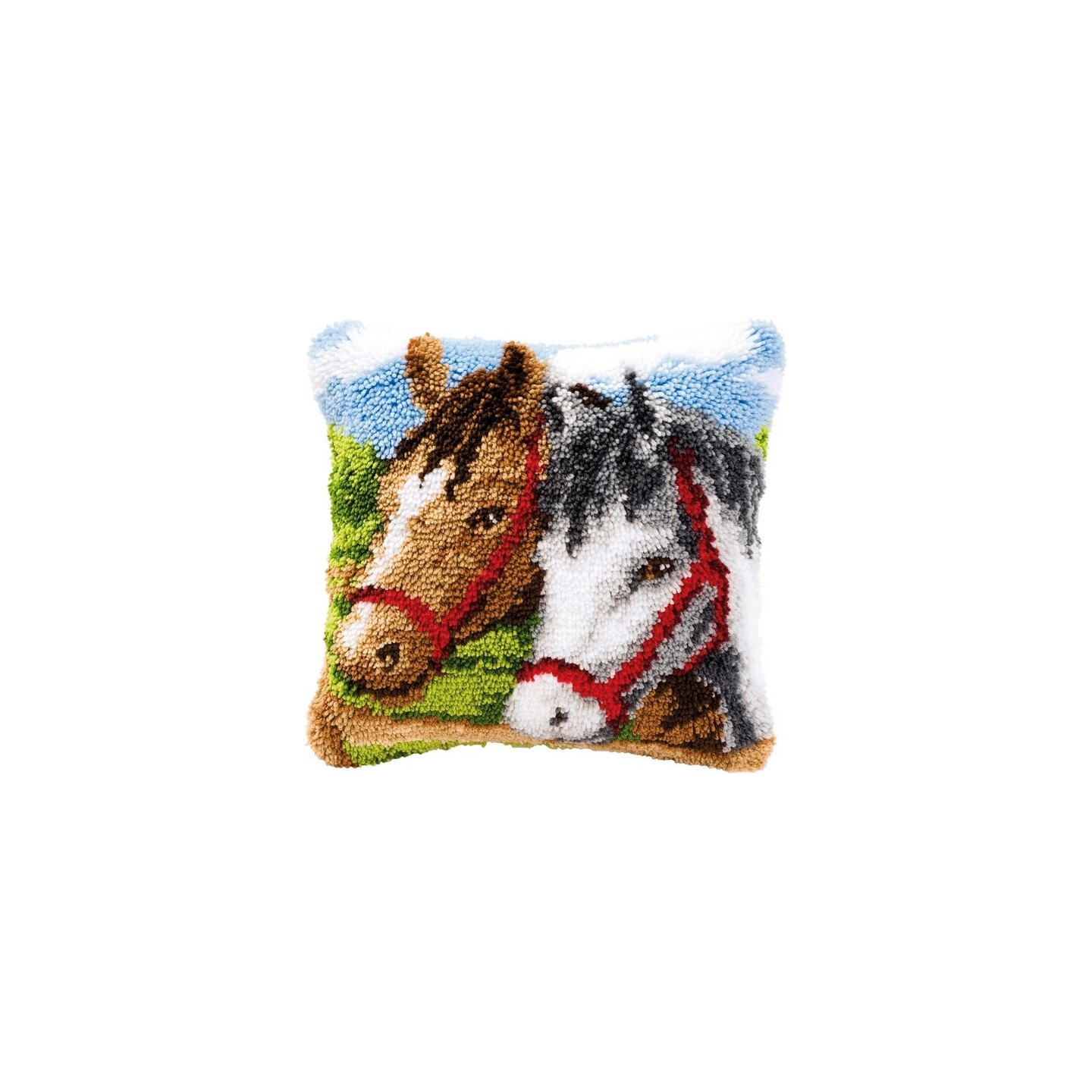 Knoopkussen kit 2 paarden 14157