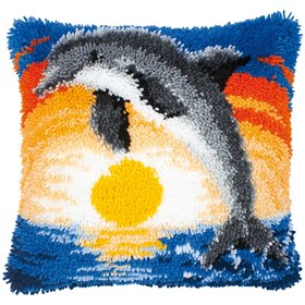 Knüpfkissenpackung Delfine 14122 Knüpfkissenpackung Delfine 14122