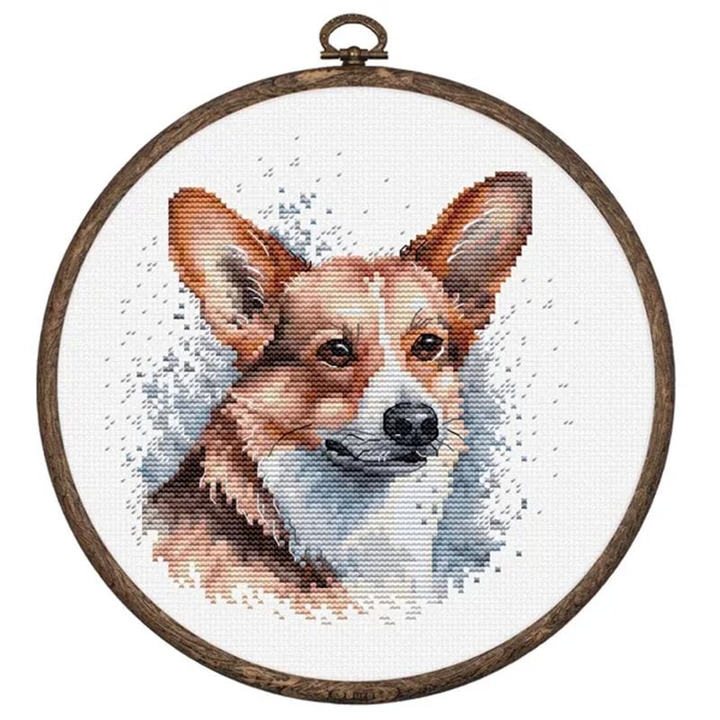 Borduurpakket Welsh Corgi