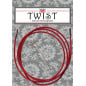 Twist Red cable 93 cm small