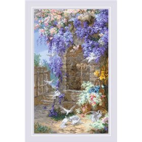 Merejka Kit de broderie Échinacées