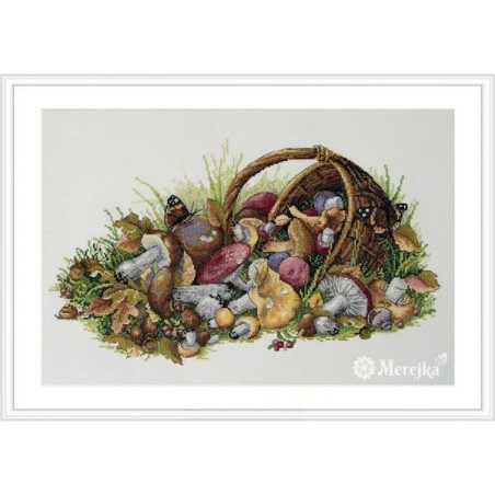Merejka Kit de broderie Champignons
