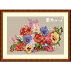 Merejka Borduurpakket Tuinbloemen