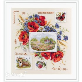 Merejka Kit de broderie Échantillon d'été