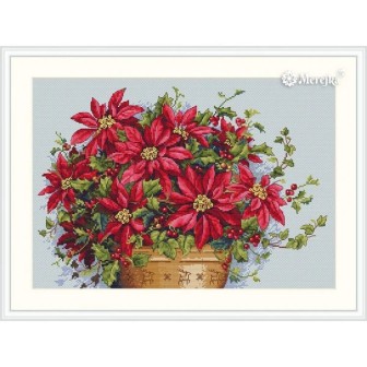 Merejka Kit de broderie Poinsettia