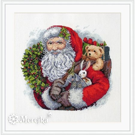 Merejka Stickset über die Weihnachtsmann 