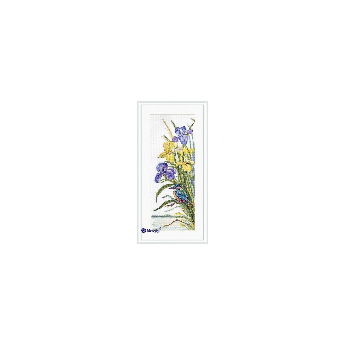 Merejka Kit de broderie Martin-pêcheur