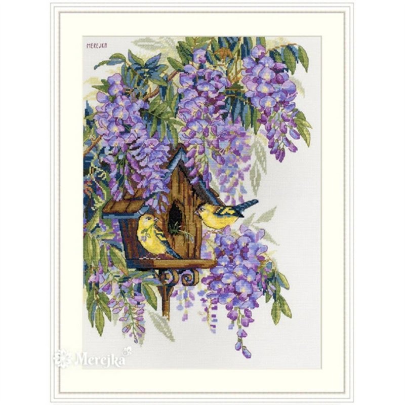 Borduurpakket Wisteria Borduurpakket Wisteria