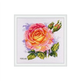 Merejka Stickset über die Rose 