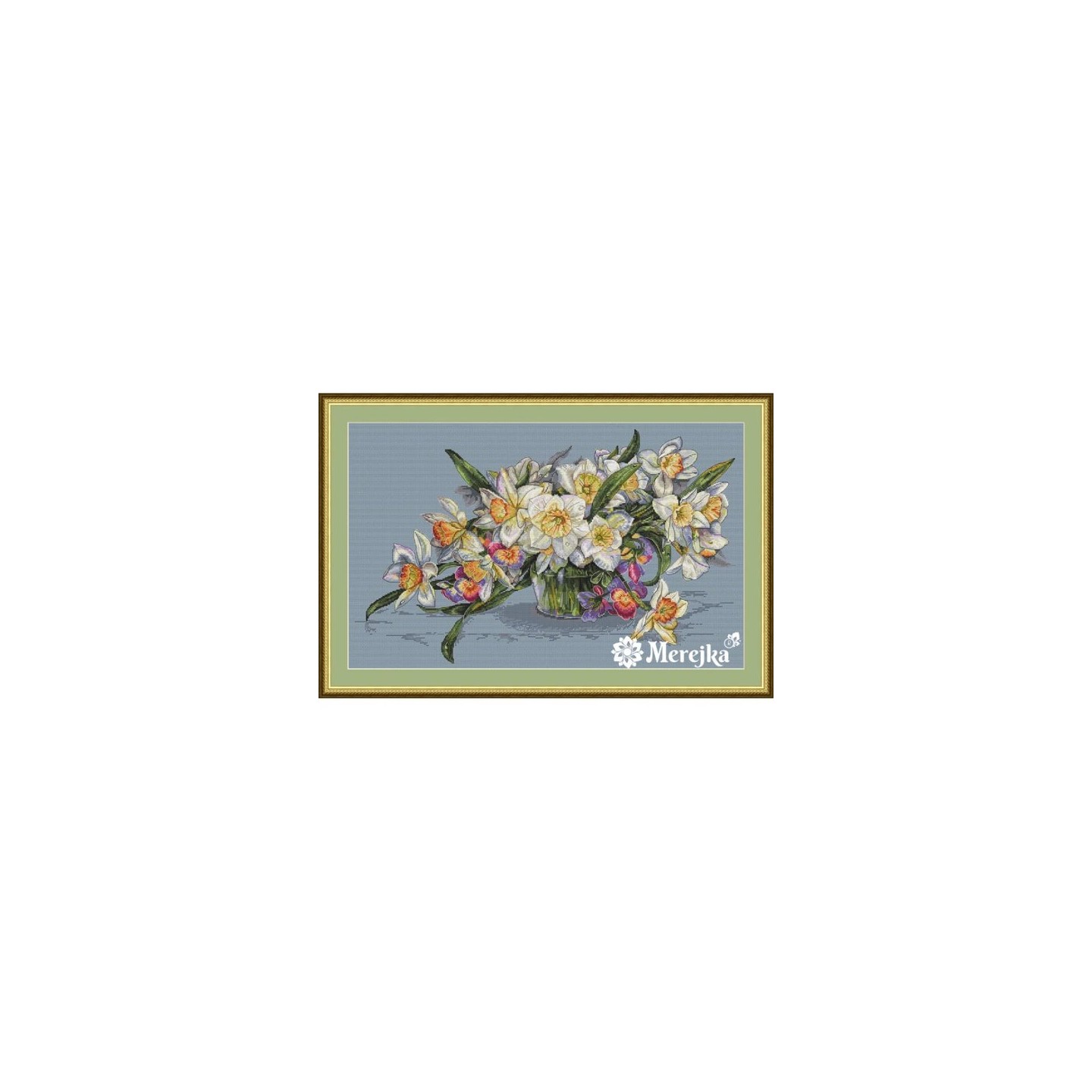 Merejka Embroidery kit Daffodils