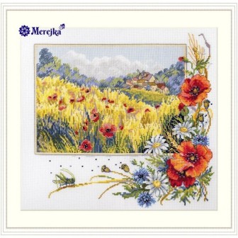 Merejka Stickset über die Sommerwiese 