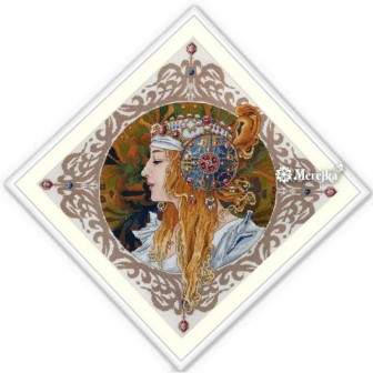 Merejka Stickset über die Blond von Mucha 