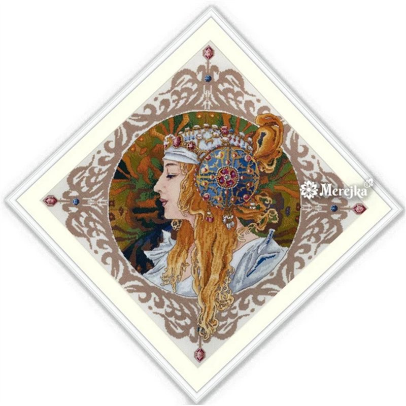 Embroidery kit Blond by Mucha Embroidery kit Blond by Mucha