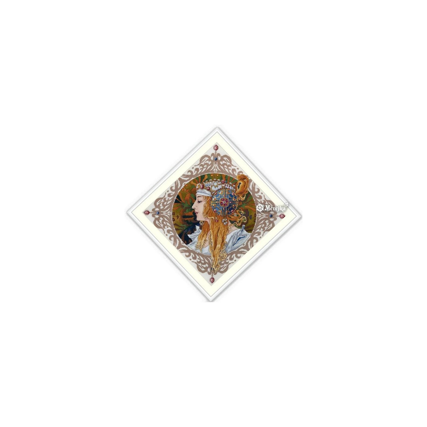 Merejka Embroidery kit Blond by Mucha